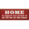 Home is Where My Horse Is Wall Art