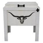 Longhorn Face Single Cooler - White