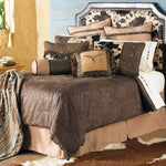 Caldwell Cowhide Bed Set - King - OUT OF STOCK UNTIL 09/01/2026