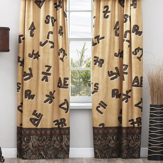 Cowboy Brands Lined Drapes