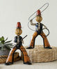 Reclaimed Metal Cowboys - Set of 2 - OUT OF STOCK UNTIL 09/18/2026