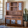 Guymon Reclaimed Wood Hutch with Metal Panels - White