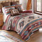 Adobe Sky Quilt Bed Set - Queen