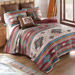 Adobe Sky Quilt Bed Set - Queen