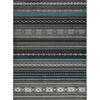 Mexicali Graphite Rug - 8 x 10