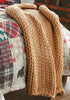 Camel Chenille Throw