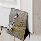 Cowhide Gold Door Wedge