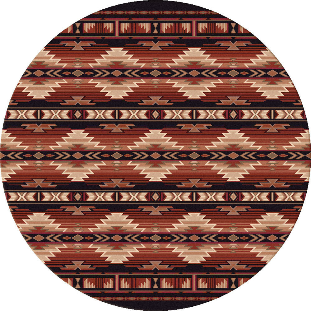 Rio Rancho Russet Rug - 8 Ft. Round