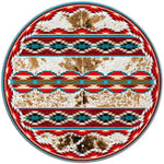 Spirit Quest Cowhide Rug - 8 Ft. Round