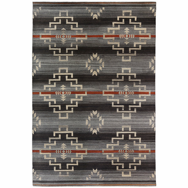 Charcoal Mesa Rug - 3 x 12
