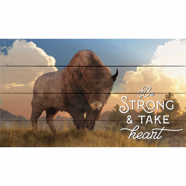 Take Heart Buffalo Wall Art