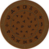 Cowboy Brands Dark Rug - 8 Foot Round