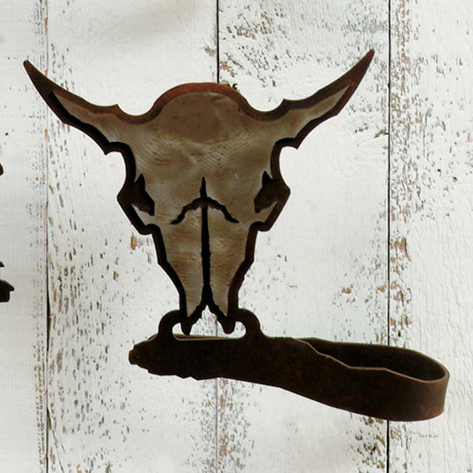 Buffalo Skull Tiebacks