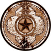 Lone Star Cowhide Rug - 8 Ft. Round