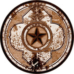 Lone Star Cowhide Rug - 8 Ft. Round