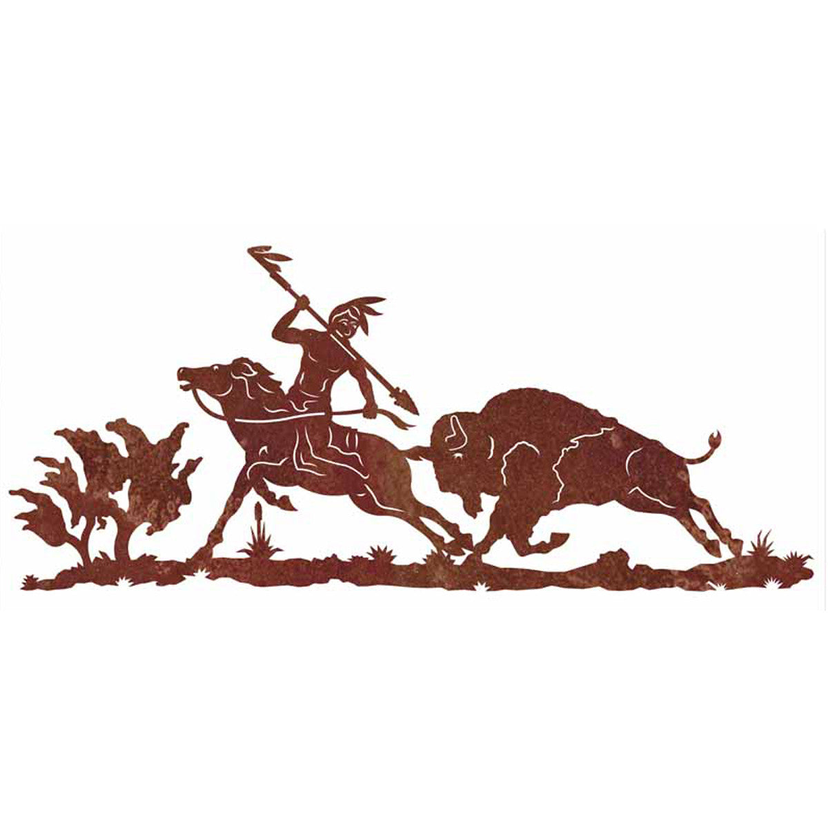 Buffalo Hunt Wall Art