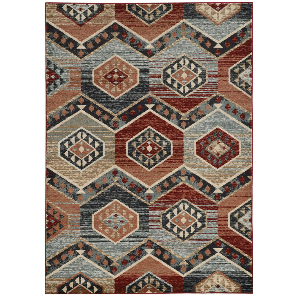 Wasatch Red Rug - 5 x 8