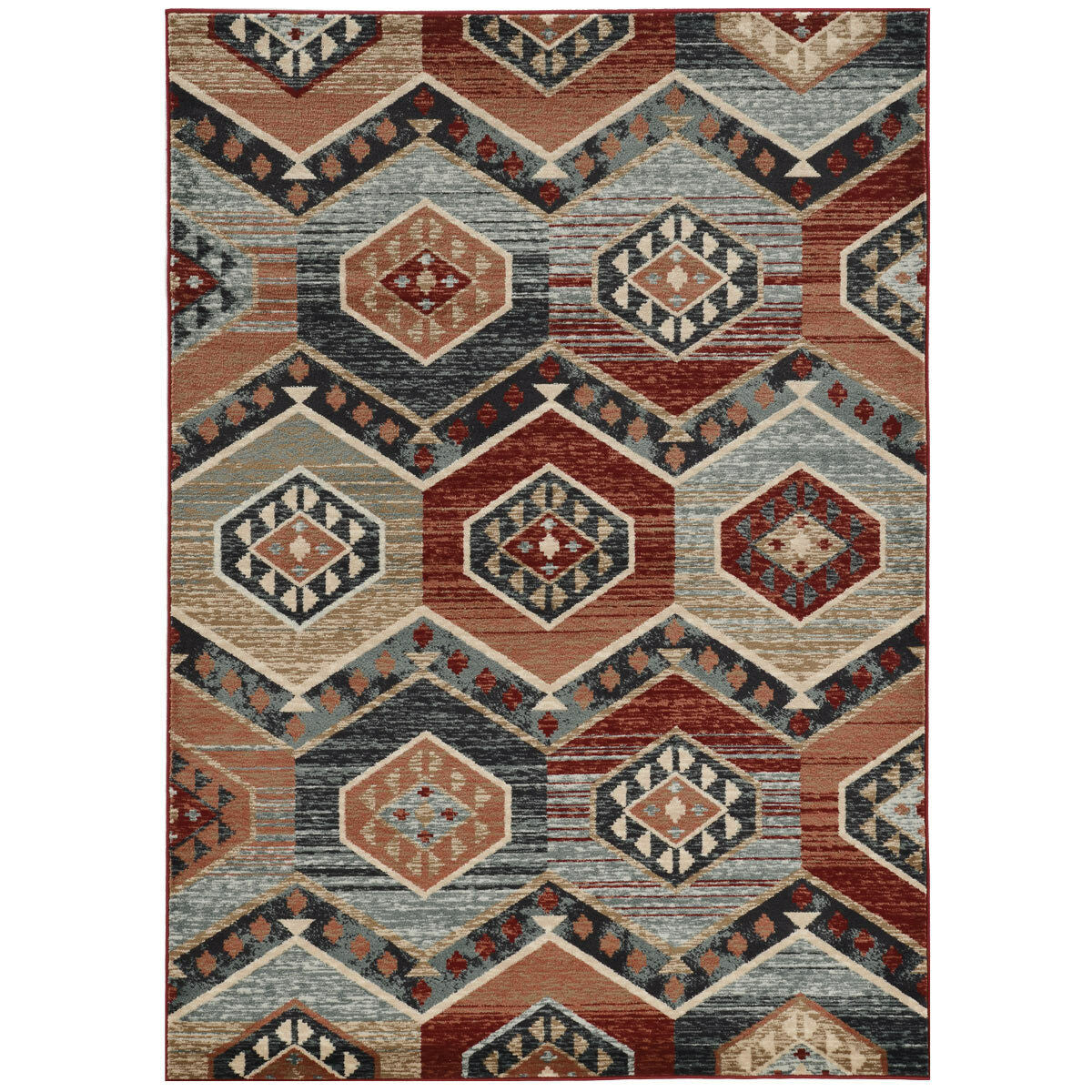 Wasatch Red Rug - 5 x 8
