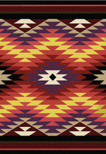 Star Burst Bright Rug - 3 x 4