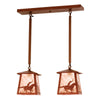 Cattle Roundup 2-Light Island Pendant