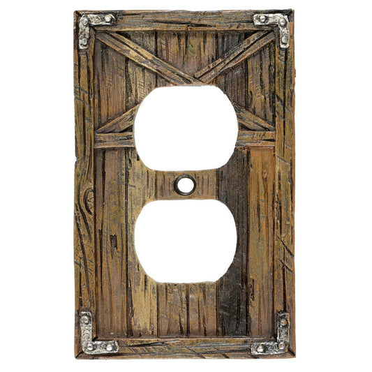 Rustic Barn Door Outlet Cover - SALE