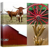The Country I Mirror Wrapped Canvas