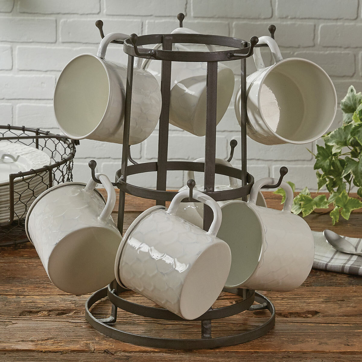 Metal Strap Mug Rack - OUT OF STOCK UNTIL 09/08/2026