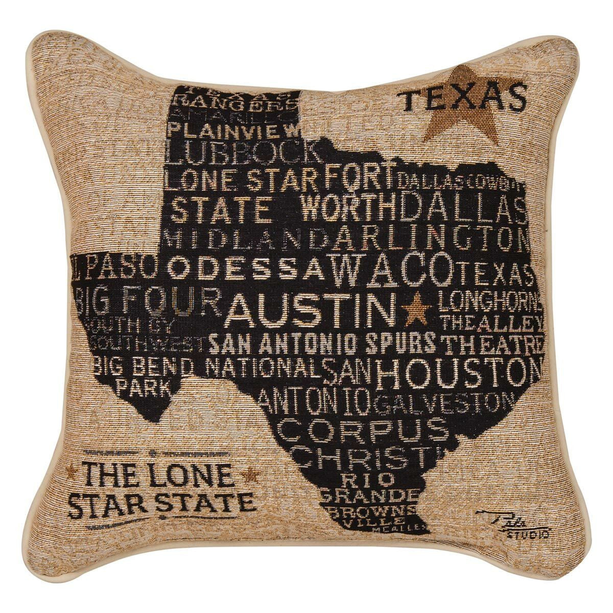 Texan Pride Tapestry Pillow