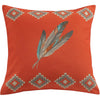 Diamond Feathers Outdoor Pillow