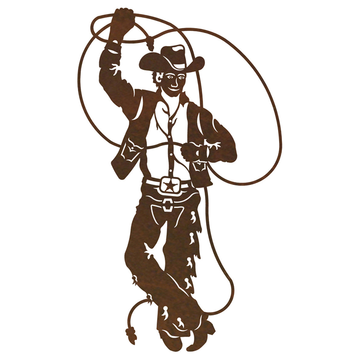 Roping Cowboy Wall Art
