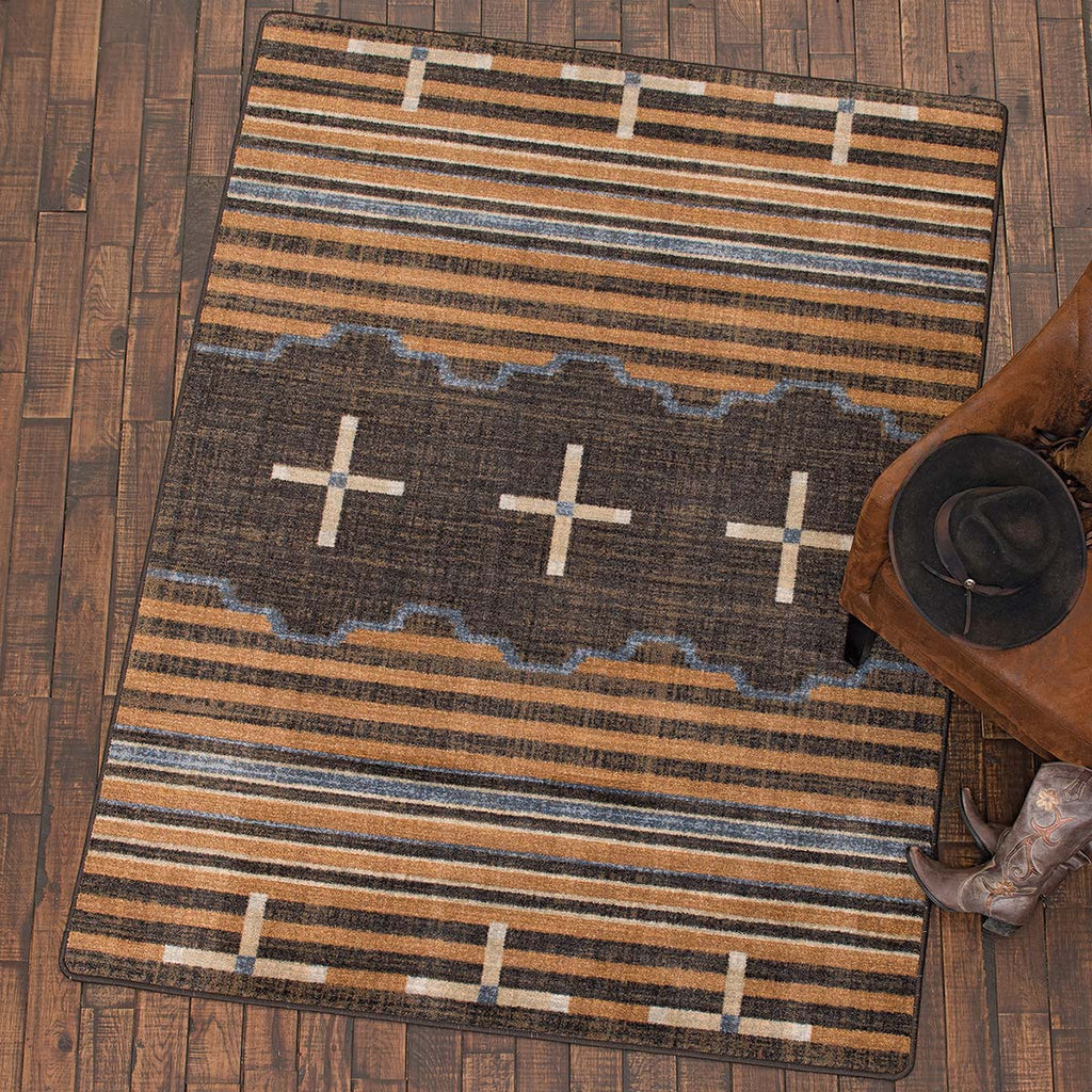Three Chiefs Gray Rug - 3 x 4 | Lone Star Western Decor