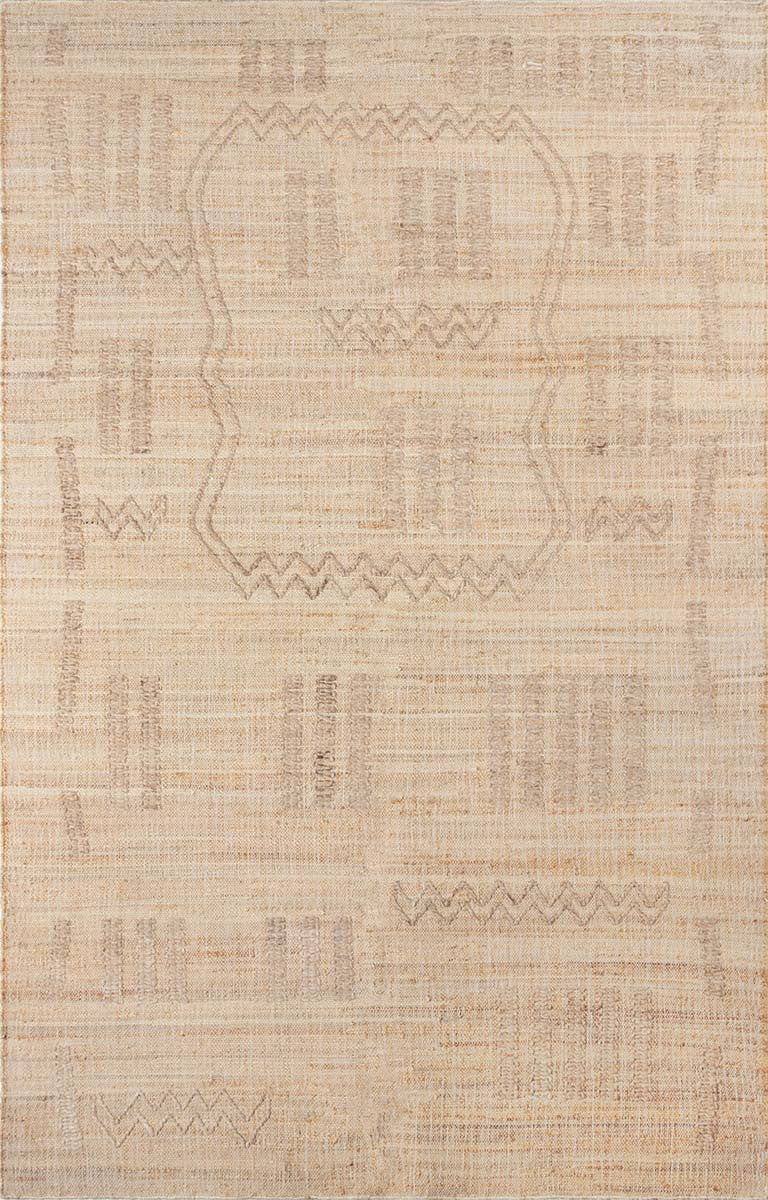 Saddle Stitched Western Rug - 5 x 8