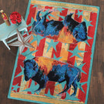 Ruiz Buffalo Stars & Stripes Rug - 4 x 5