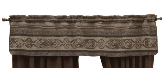 Lodge Lux Rod Pocket Valance - OVERSTOCK