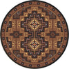 High Rez Southwest Rug - 8 Foot Round