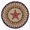 Starred Braided Trivets - Set of 3