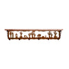 Desert Scene 42 Inch Pine Hook Shelf