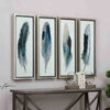 Four Feathers Wall Art - Set of 4