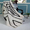 Navy Diamond Path Throw