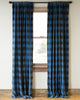Blue Buffalo Check Drapes