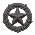 Star with Barbed Wire Cabinet Knobs - Set of 2