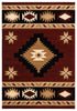 Star Vision Burgundy Rug - 3 x 8