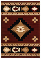 Star Vision Burgundy Rug - 3 x 8