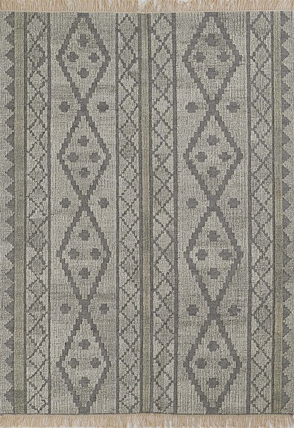 Rustic Rawhide Gray Rug - 2 x 3
