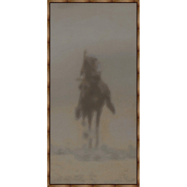Dust Rider IV Framed Canvas