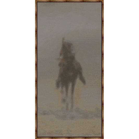 Dust Rider IV Framed Canvas