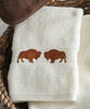 Buffalo Ridge Ivory Hand Towel - CLEARANCE