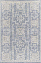 Navajo Blue Indoor/Outdoor Rug - 9 x 12