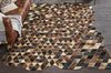 Cowhide Mosaic Rug - Brown - 5 x 9
