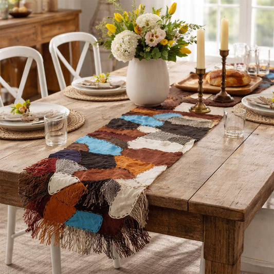 Multicolor Patchwork Table Runner